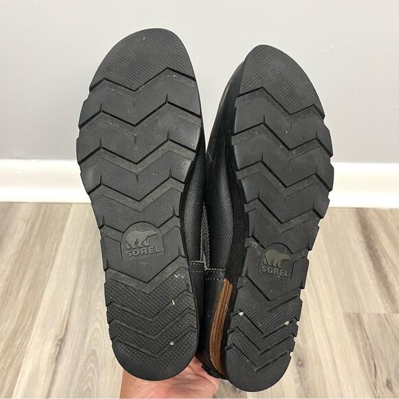 Sorel Boots Women’s 9.5 Major Moto Black and Gray Winter - Picture 7 of 7